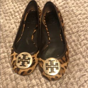 Tory Burch cheetah print flats